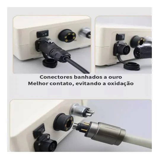Motor Elétrico Odonto Fibra Óptica Cabo Nsk