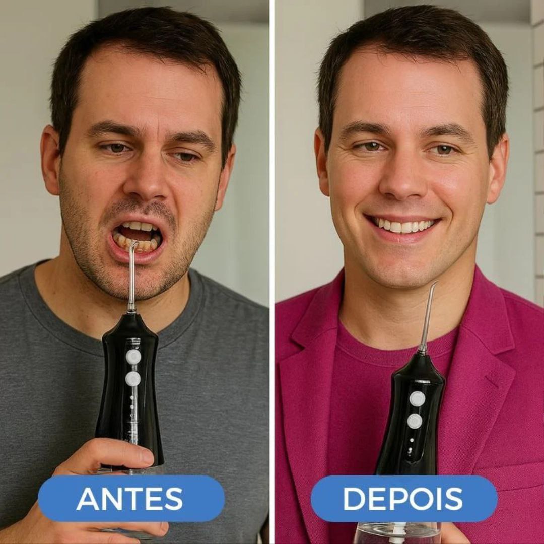 Irrigador Oral Limpeza Profunda Jato D àgua Supersônico