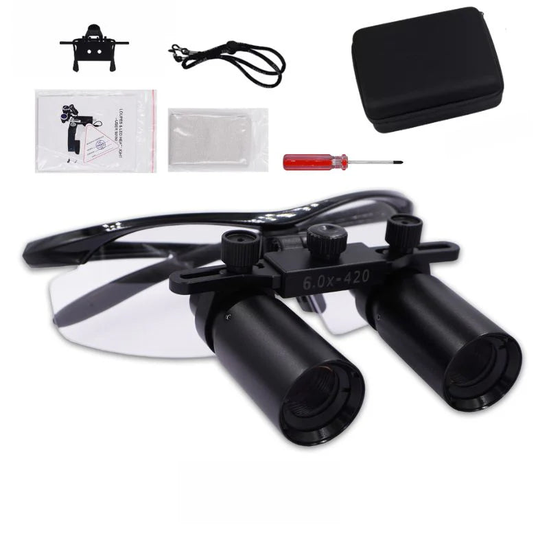 Lupa Binocular Profissional 5x e 6x Vision Plus