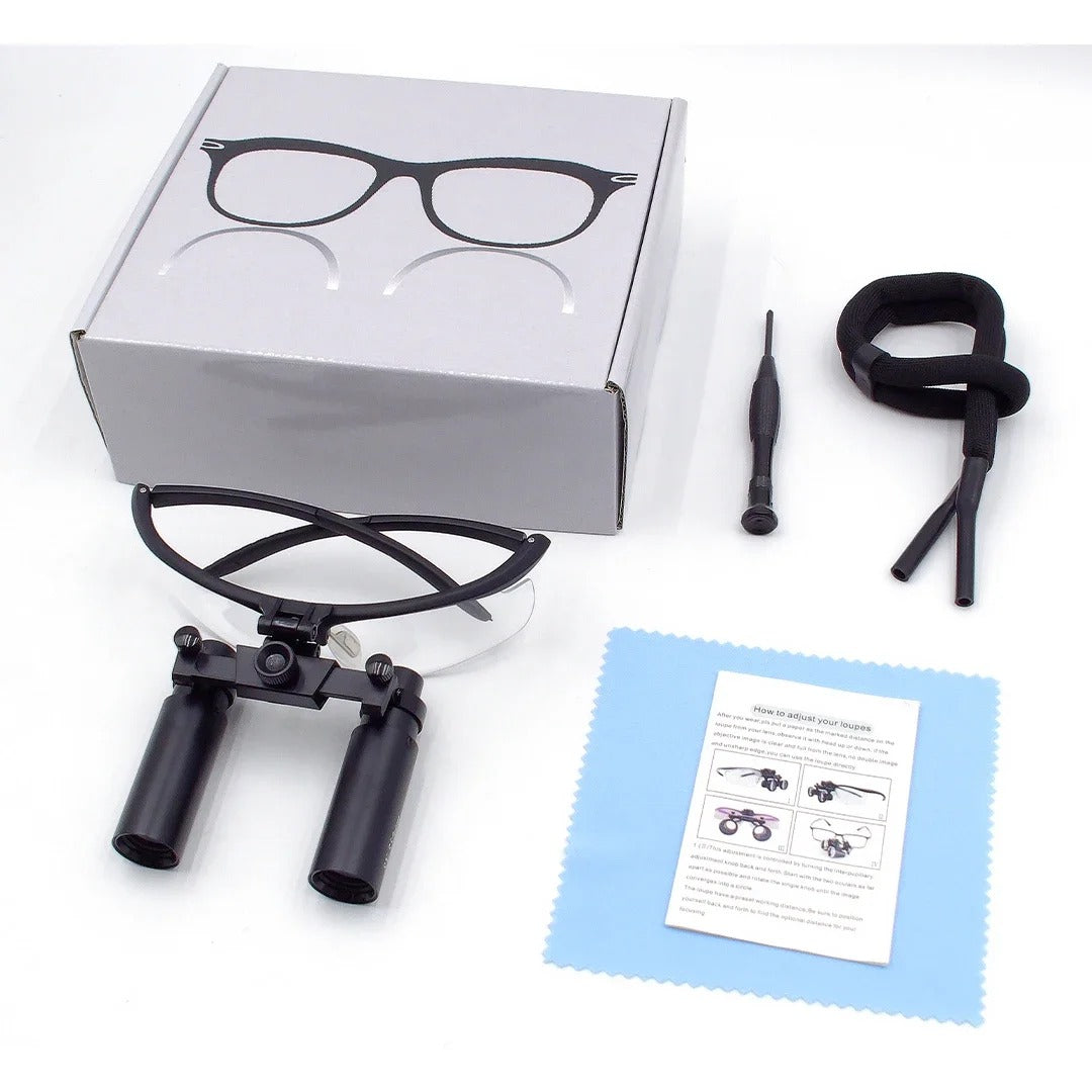 Lupa Binocular Profissional 8x Vision Plus