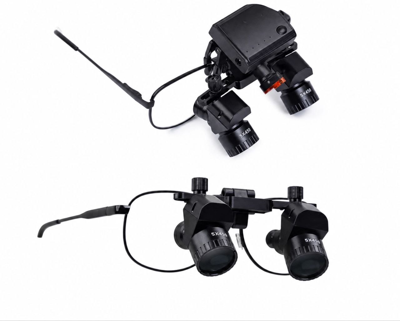 Lupa Binocular Ergo Ajustável 4x a 6x Com Fotóforo LED 5W com Bateria Integrada