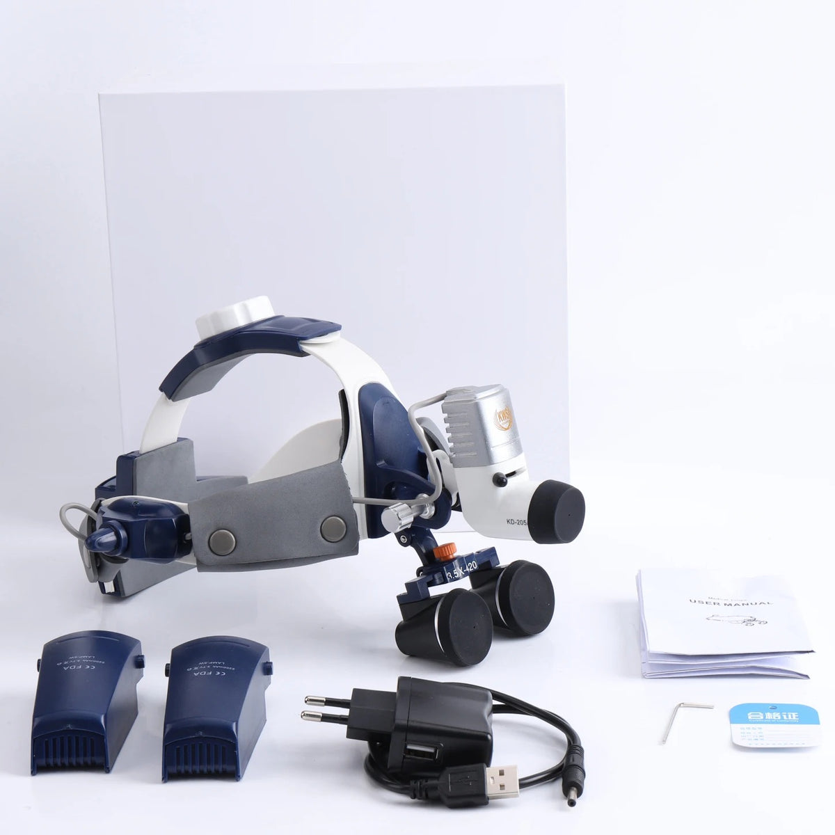 Lupa odontológica 4x
Lupa odontologica com LED