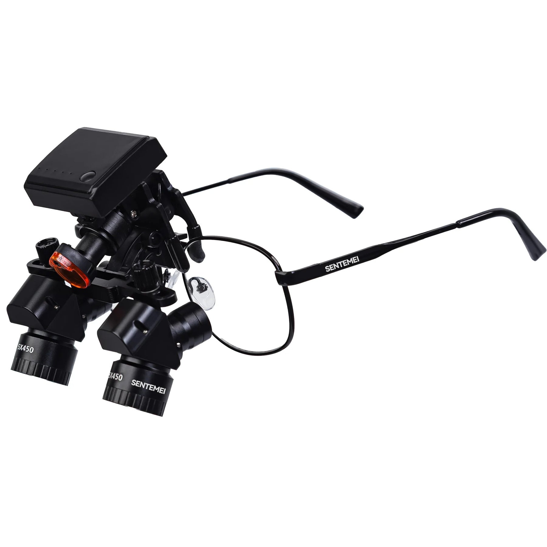 Lupa Binocular Ergo Ajustável 4x a 6x Com Fotóforo LED 5W com Bateria Integrada