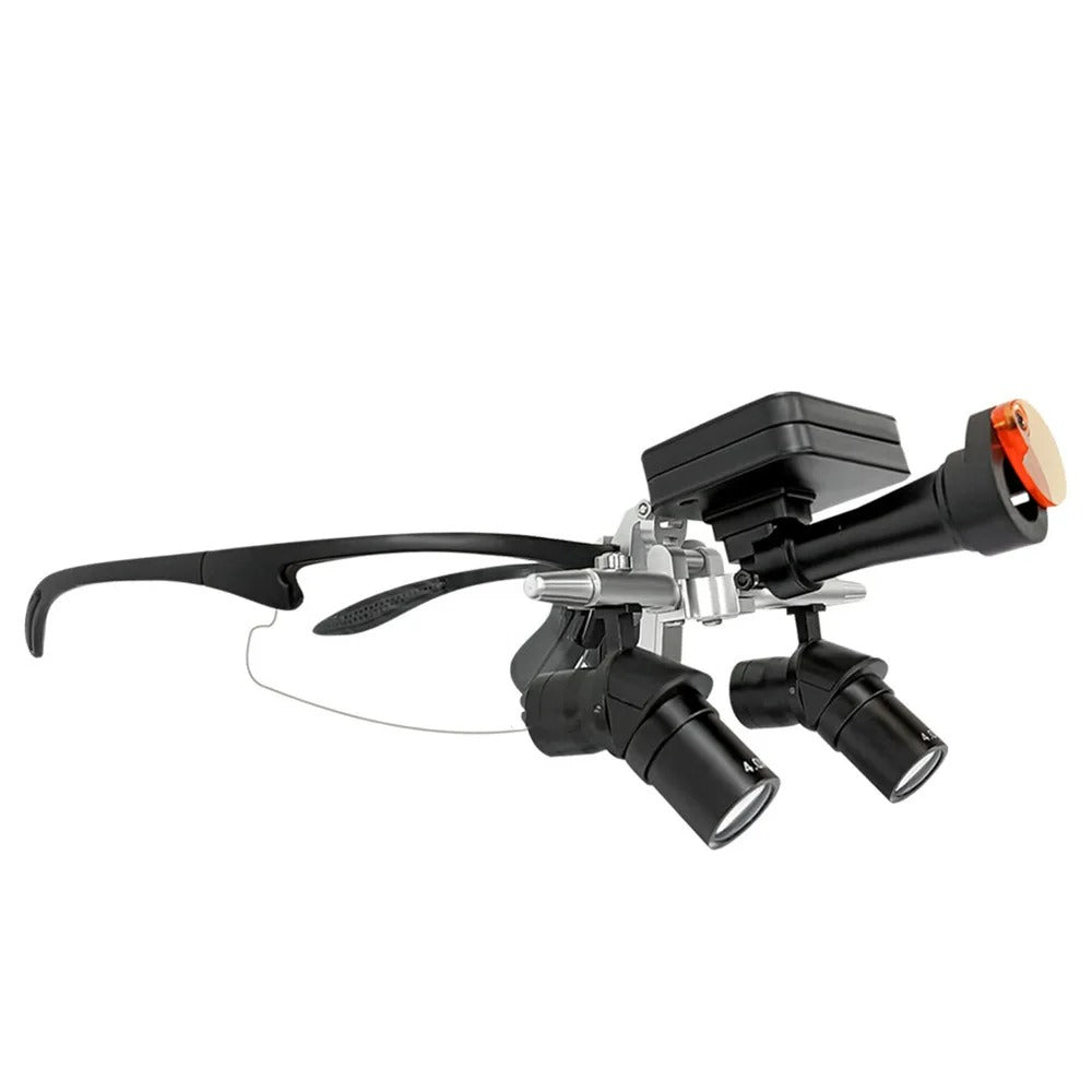 Lupa Binocular Ajustável 3 em 1 Com Fotóforo Sem Fio 5W 4x a 6x