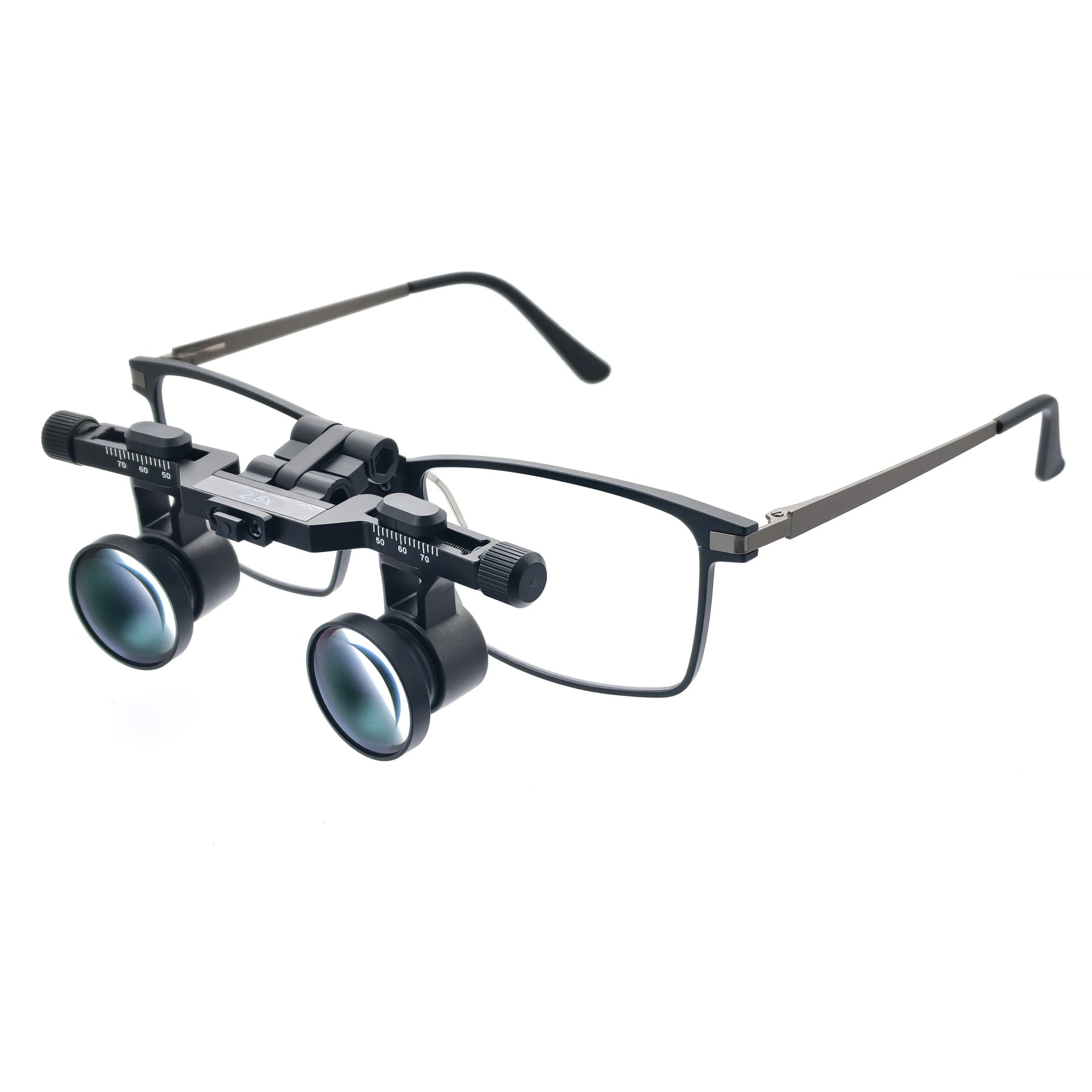 Lupa Binocular Flip-Up com Armação em Titânio