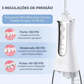 Irrigador Oral Limpeza Profunda Jato D àgua Supersônico