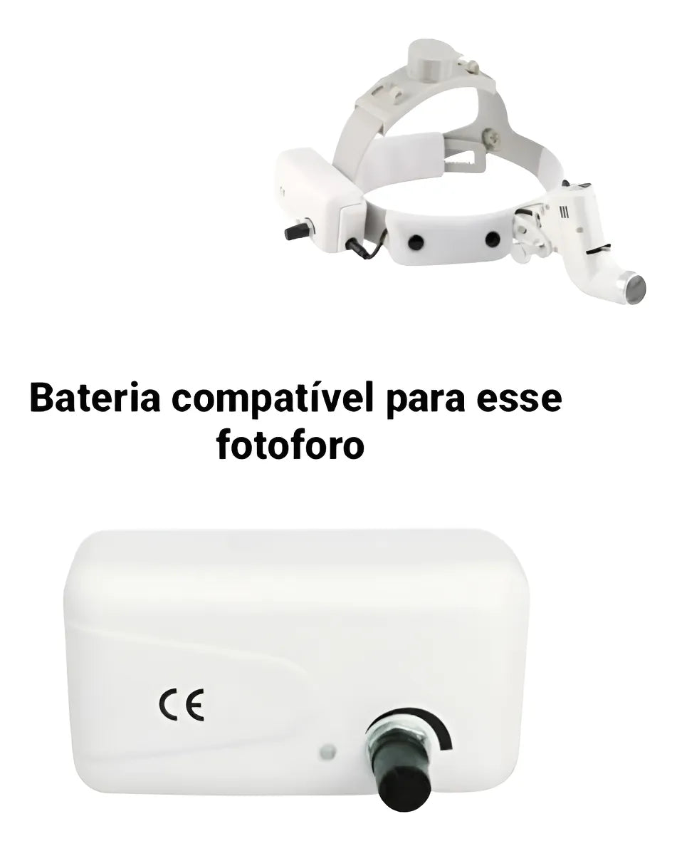 Bateria Avulsa Para Fotóforo LED com carregador
