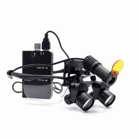 Lupa Binocular Ergo Ajustável Com Fotóforo LED Sem Fio 4x a 6x