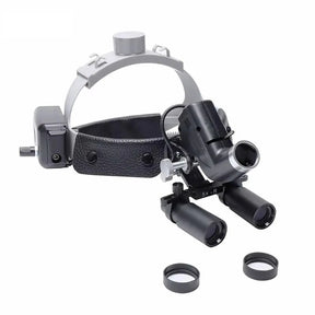 Lupa de Cabeça Cirúrgica  Vision Com Fotóforo LED Sem Fio 4X 5X 6X e 8X
