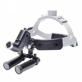 Lupa de Cabeça Cirúrgica  Vision Com Fotóforo LED Sem Fio 4X 5X 6X e 8X