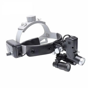 Lupa de Cabeça Cirúrgica  Vision Com Fotóforo LED Sem Fio 4X 5X 6X e 8X