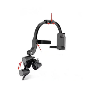 Lupa com Fotóforo 2 Leds Cirúrgico ZoomTech