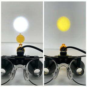 Lupa Binocular Armação de Titânio 2.5X 3X 3.5X