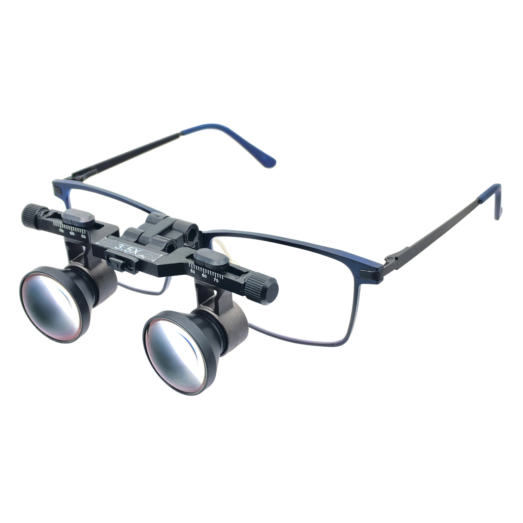 Lupa Binocular Flip-Up com Armação em Titânio