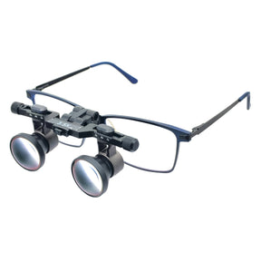 Lupa Binocular Flip-Up com Armação em Titânio